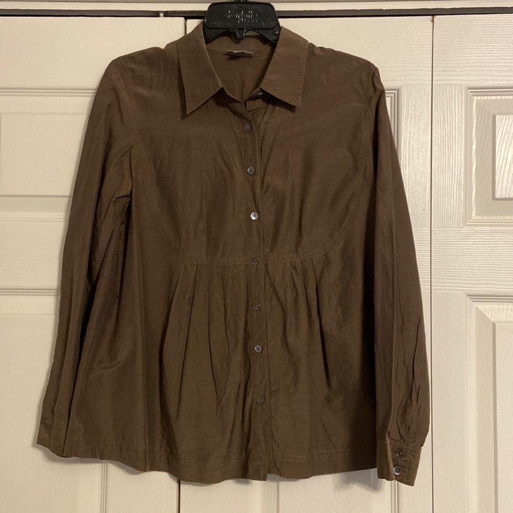 j Jill Cotton & Silk blouse
